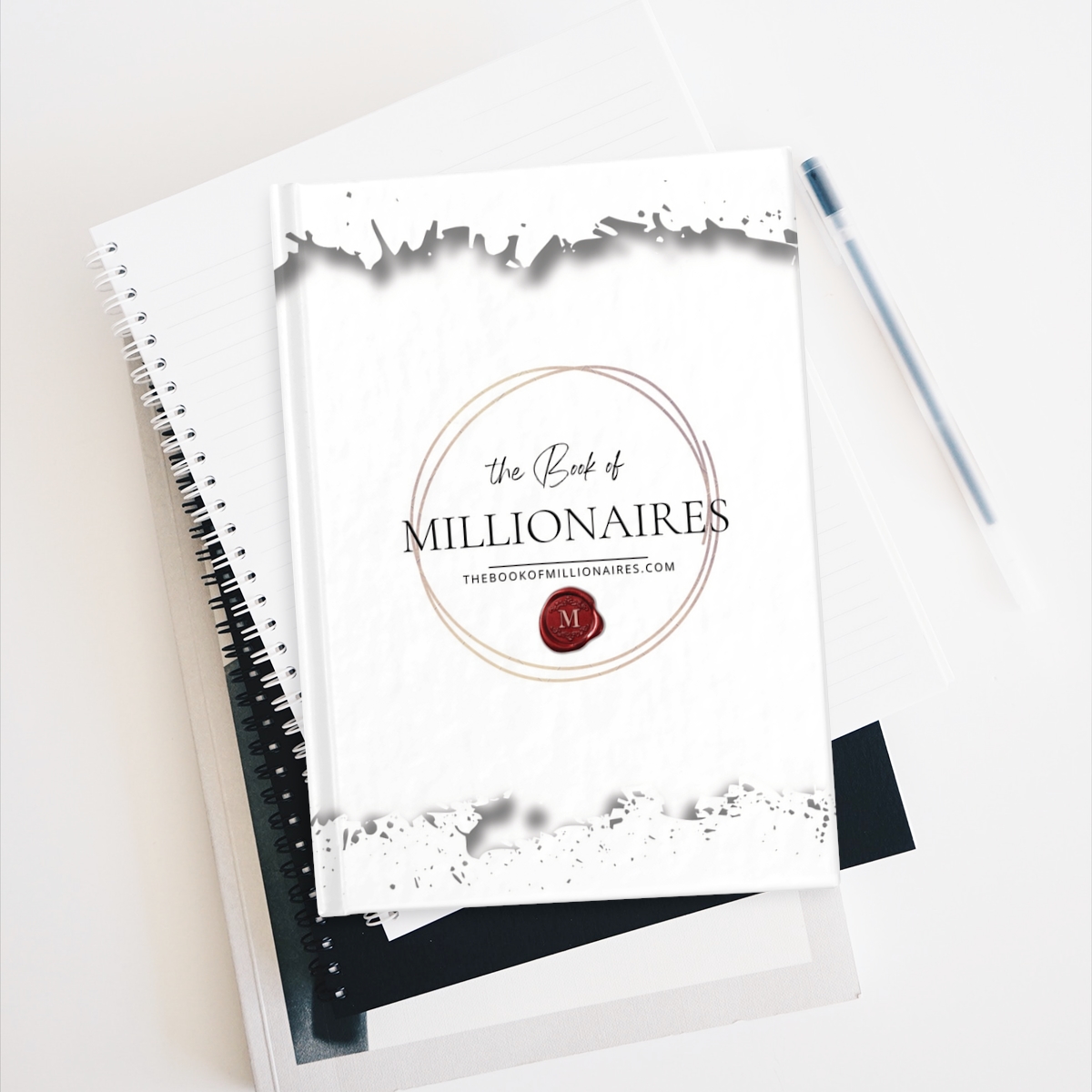 BOOK OF MILLIONAIRES Journal - Ruled Line