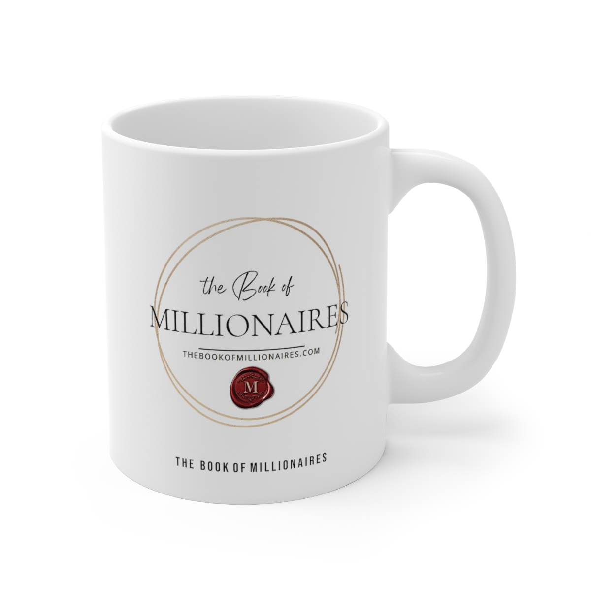 Collector's BOM Book of Millionaires Ceramic Mug 11oz