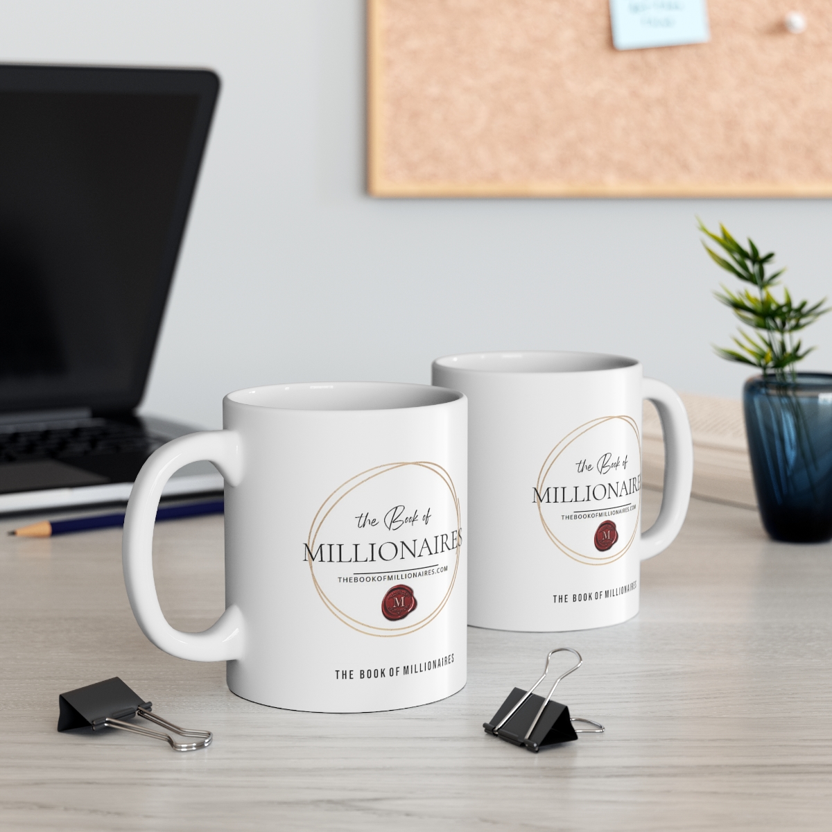 Collector's BOM Book of Millionaires Ceramic Mug 11oz