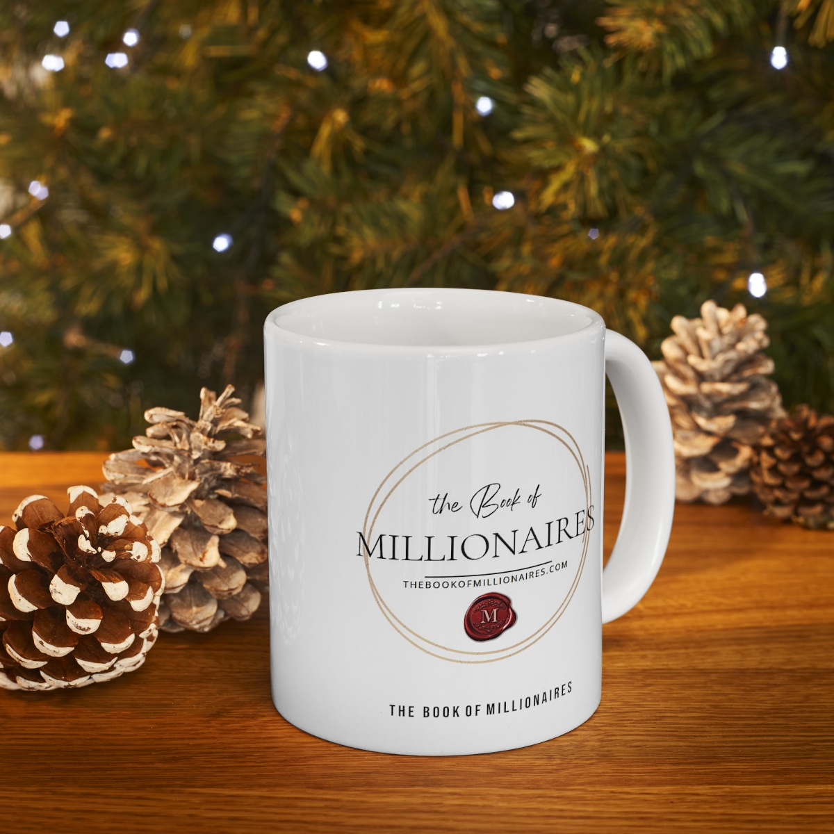 Collector's BOM Book of Millionaires Ceramic Mug 11oz