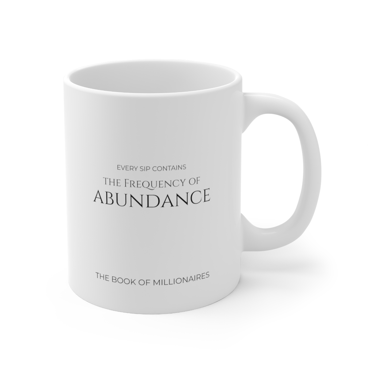 Frequency of Abundance BOM Ceramic Mug 11oz
