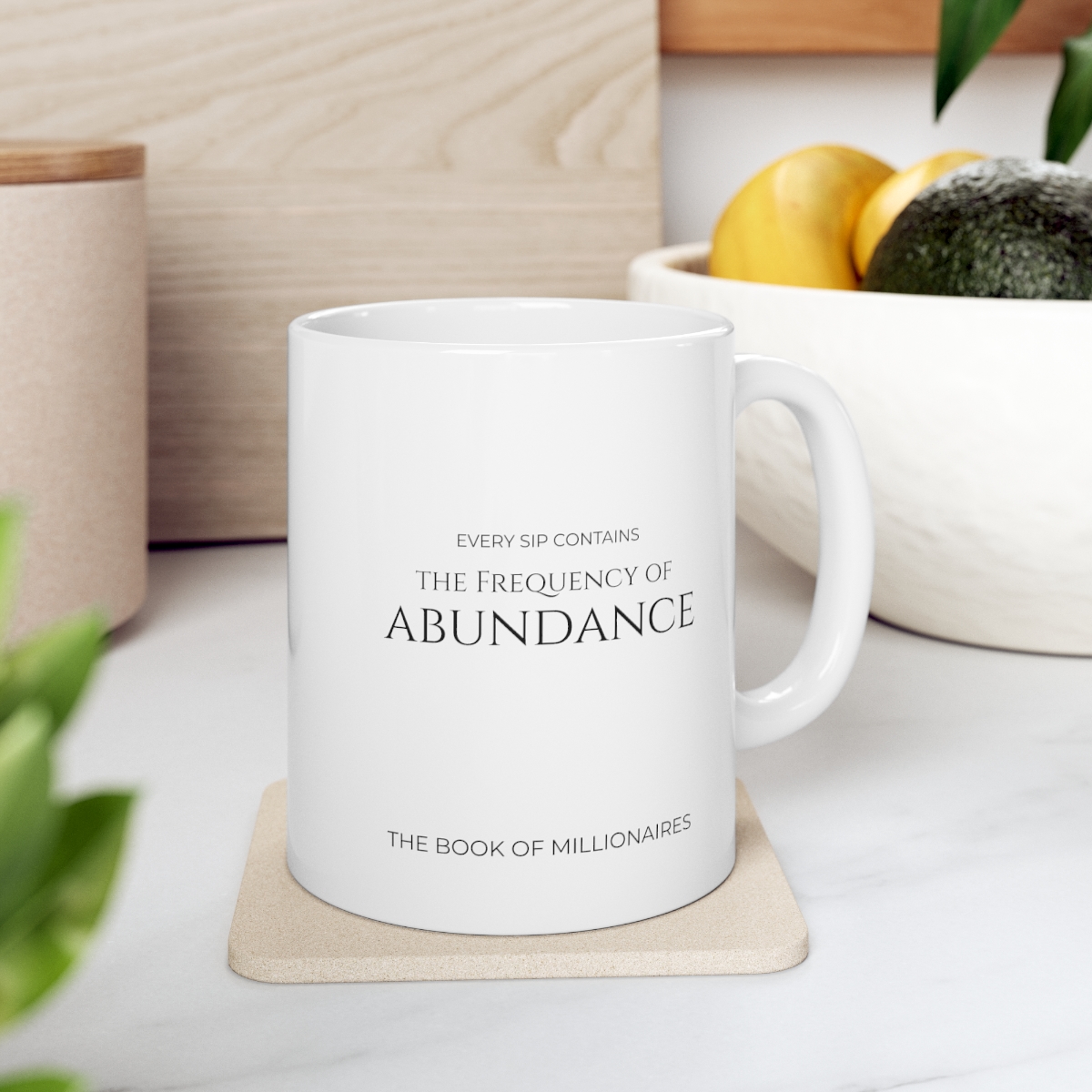 Frequency of Abundance BOM Ceramic Mug 11oz
