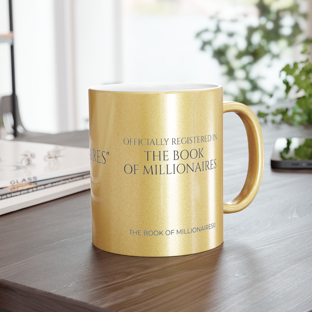 THE BOOK OF MILLIONAIRES GOLD /PLATINUM MEMBER MUG