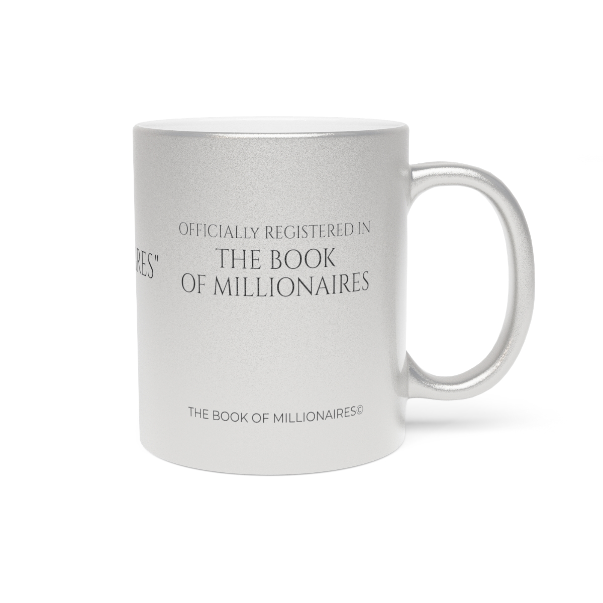 THE BOOK OF MILLIONAIRES GOLD /PLATINUM MEMBER MUG