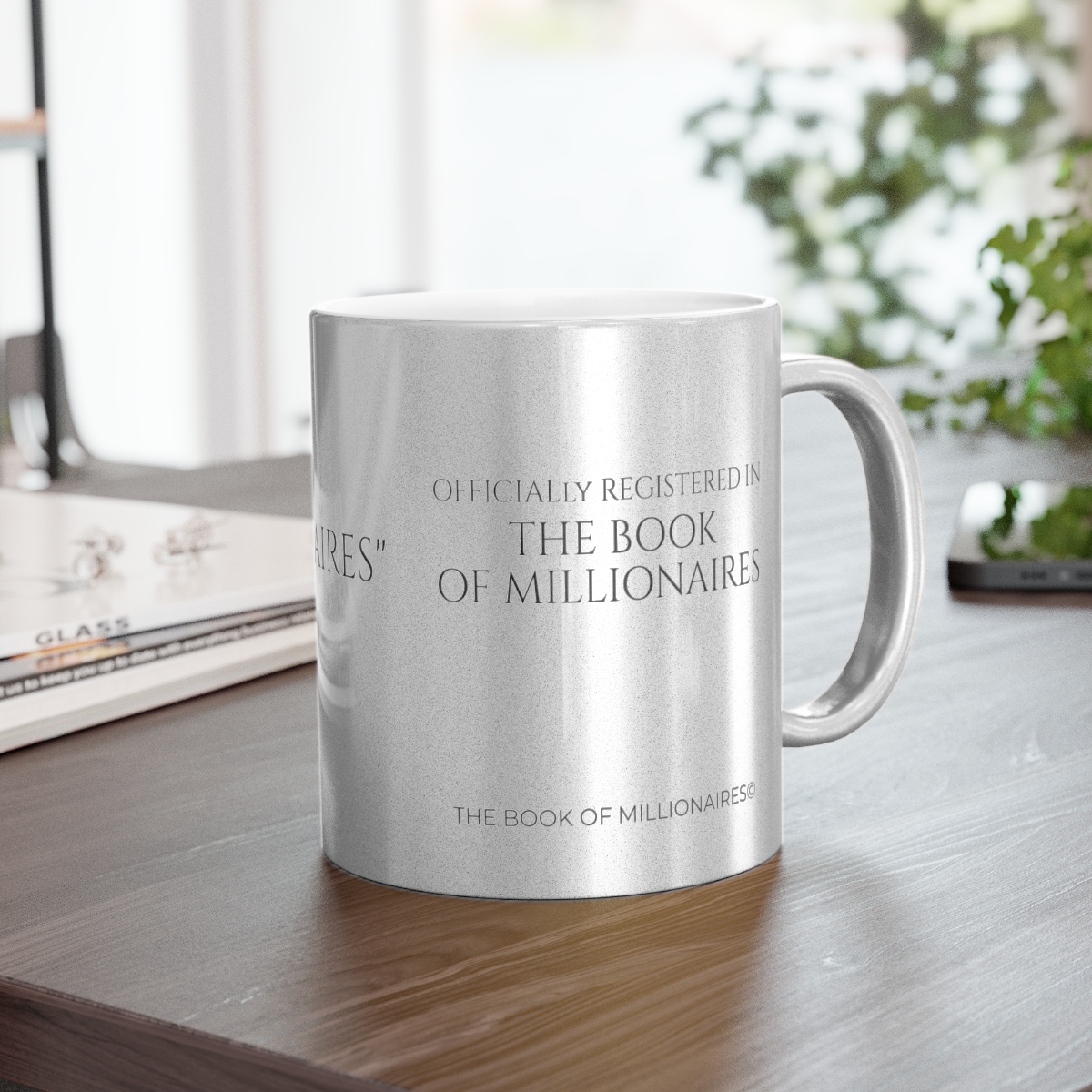 THE BOOK OF MILLIONAIRES GOLD /PLATINUM MEMBER MUG