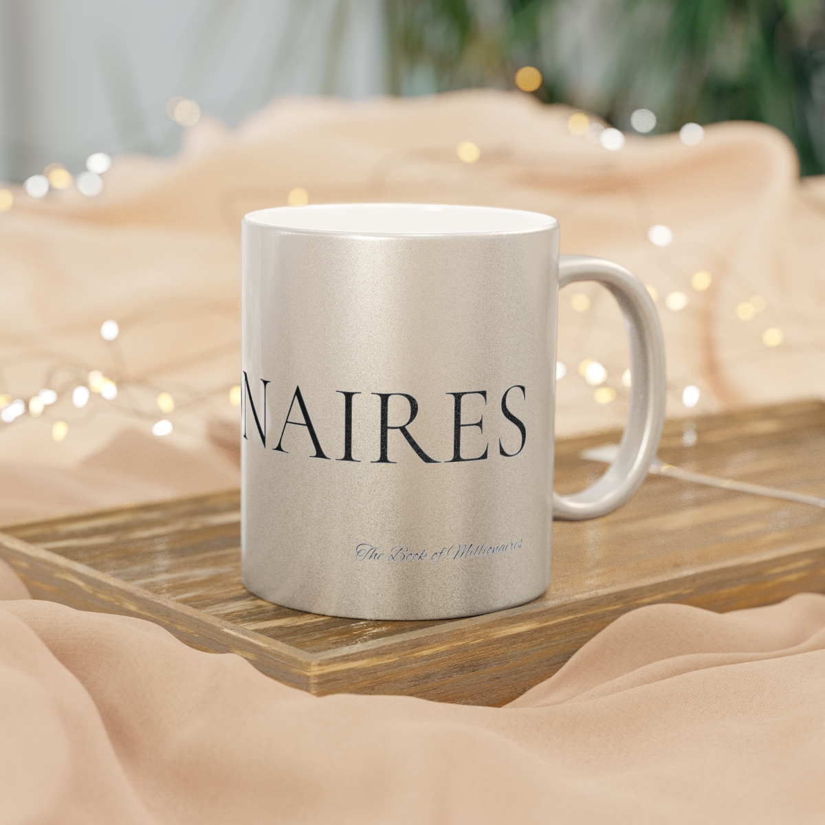 THE BOOK OF MILLIONAIRES COUNCIL GOLD MUG