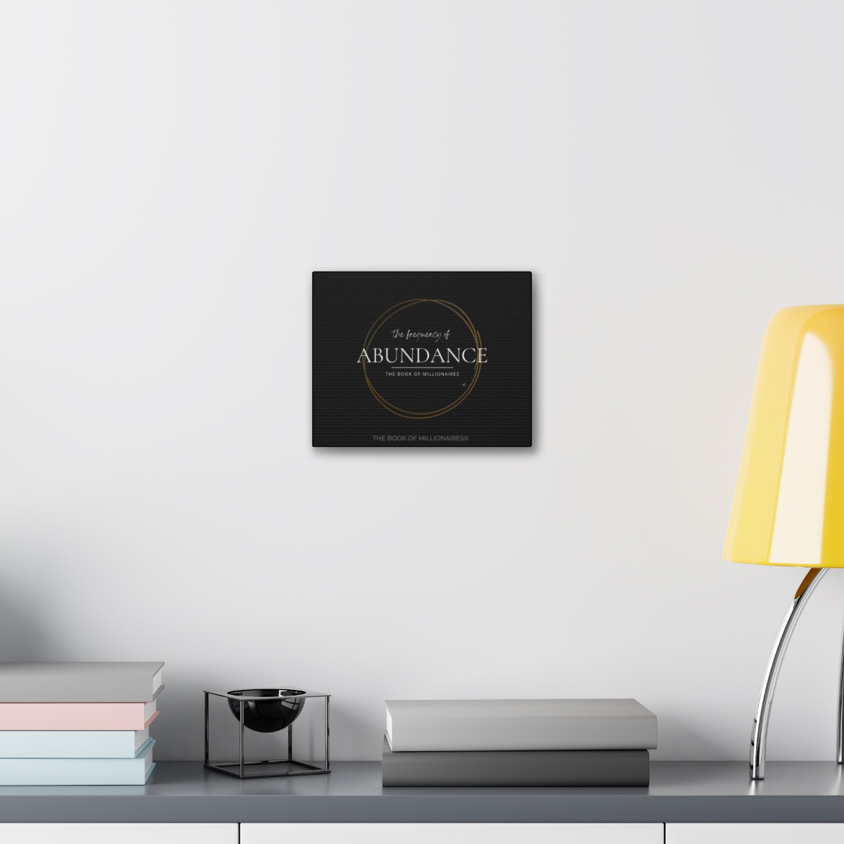 THE FREQUENCY OF ABUNDANCE Polyester Wall Canvas