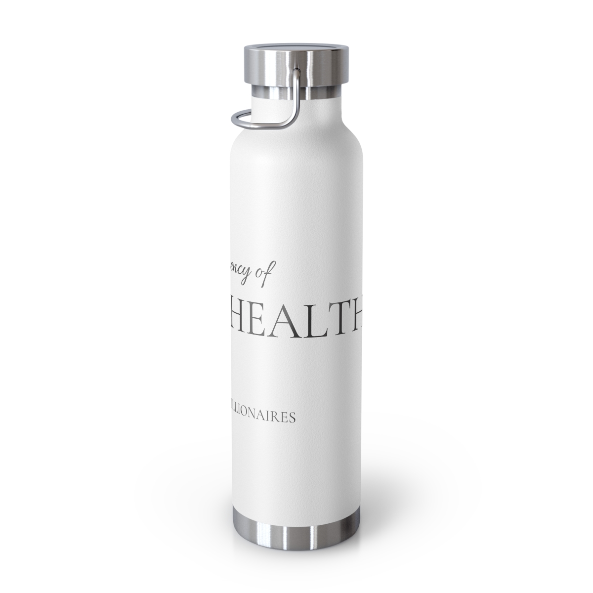 The Frequency of 'Perfect Health' Copper Vacuum Insulated Bottle, 22oz